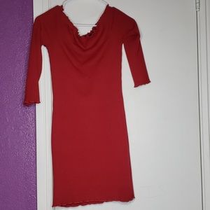 Red dress